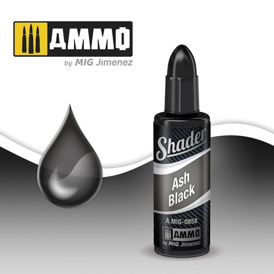 MiG Ammo Shader Ash black MIG0858